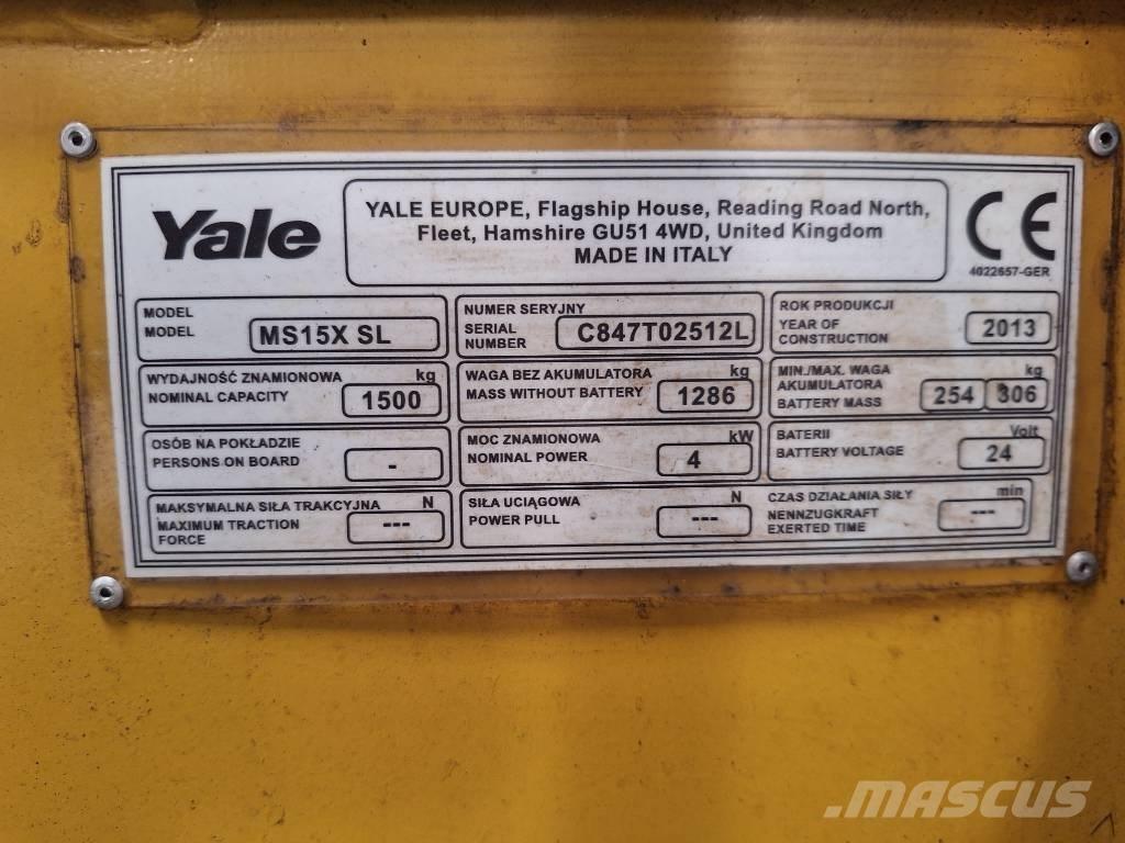 Yale MS 15x IL Forklift trucks - others