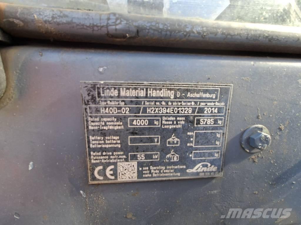 Linde H40D-02 Diesel trucks