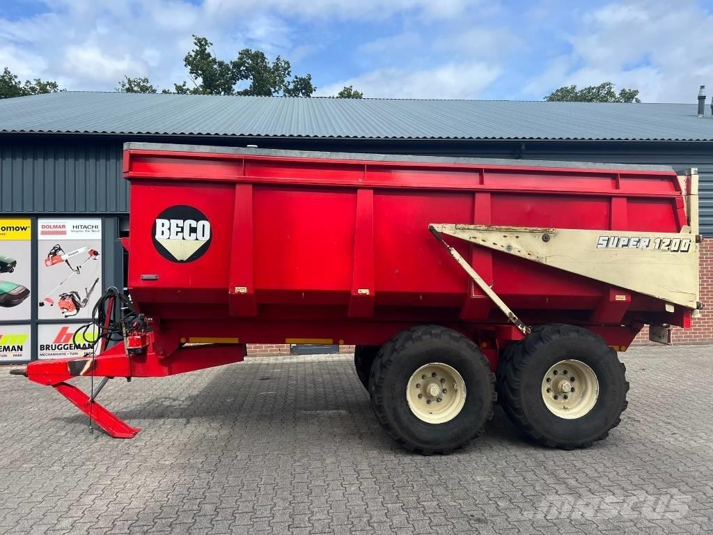 Beco Super 1200 Tipper trailers