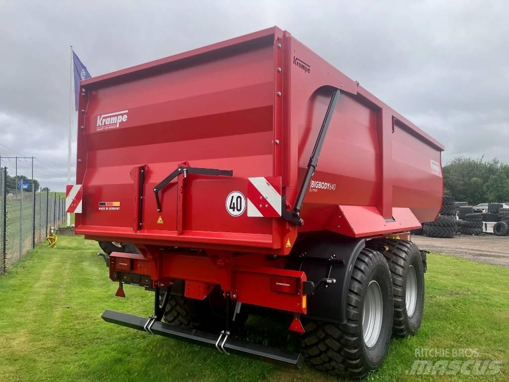 Krampe Big Body 640 Tipper trailers