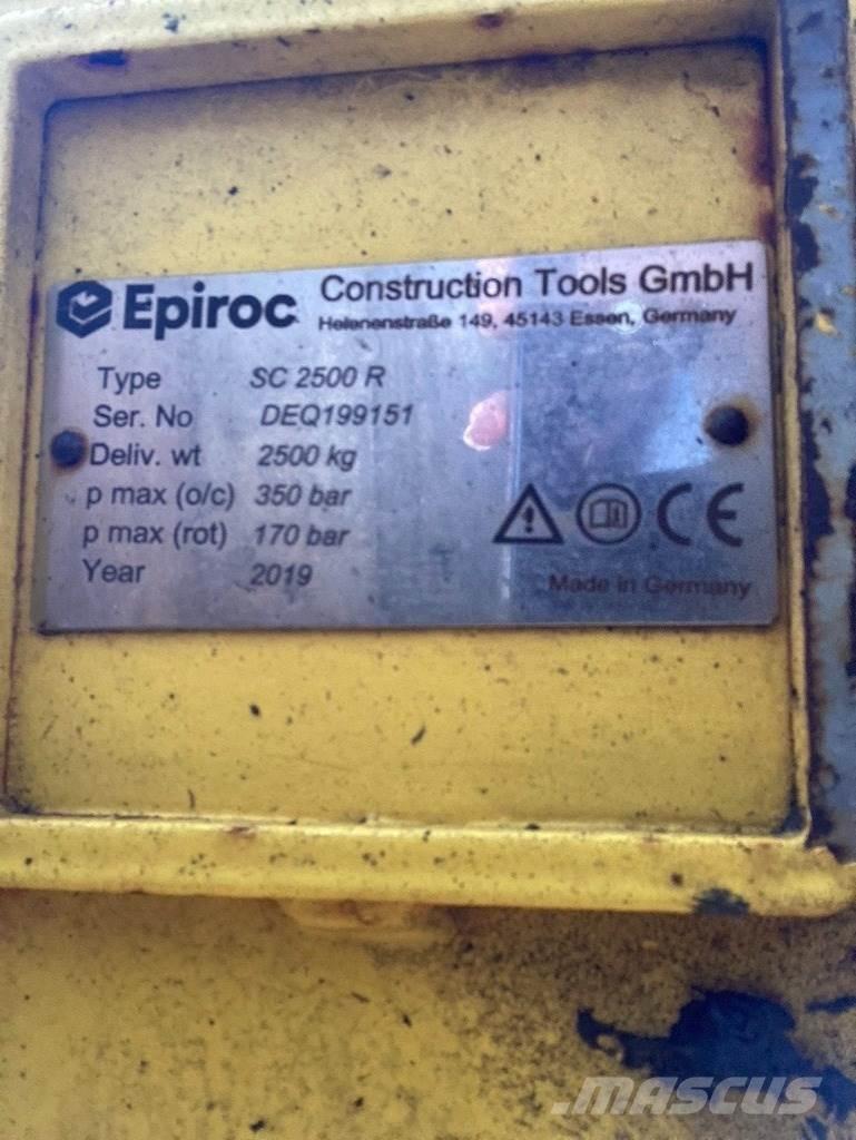 Epiroc SC2500 Cutters