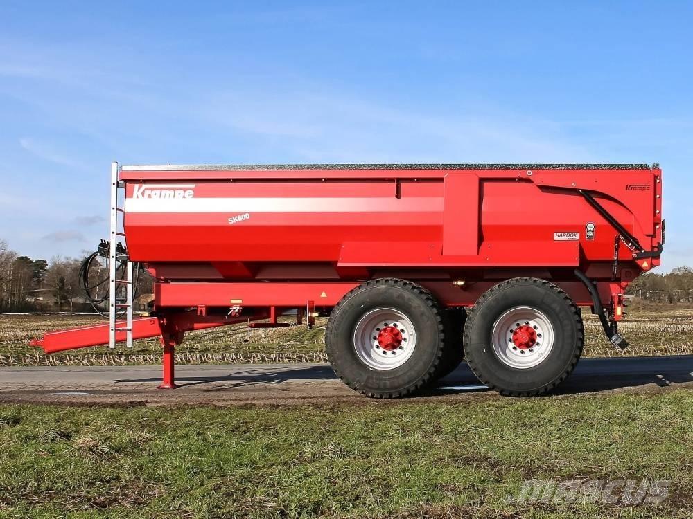 Krampe SK 600 Tipper trailers