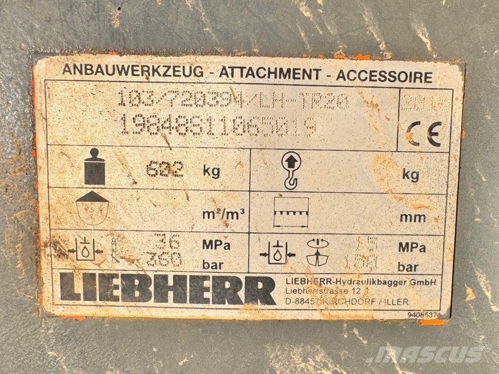Liebherr LH-TR 20 Quick connectors