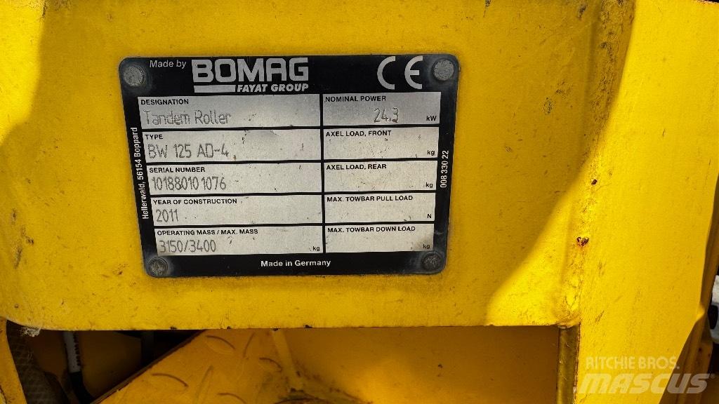 Bomag BW 125 AD-4 Twin drum rollers
