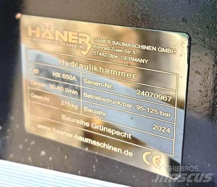 Häner HX650A Hammers / Breakers