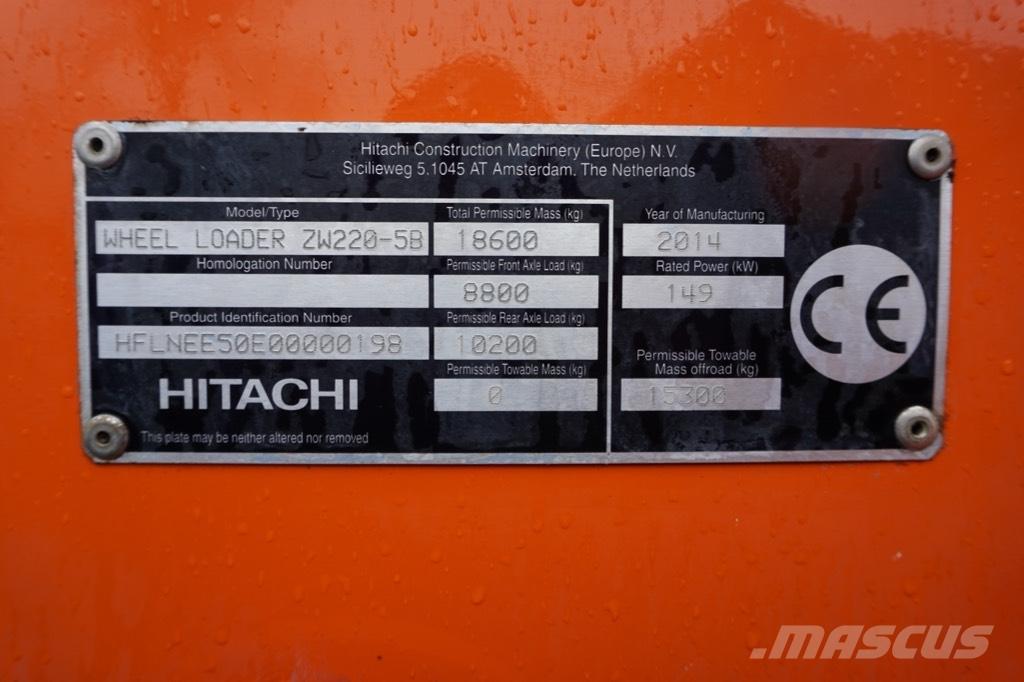 Hitachi ZW 220-5 B Wheel loaders