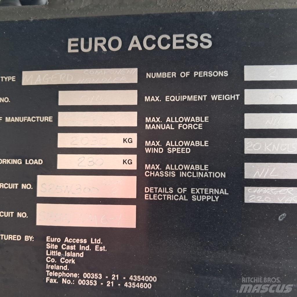 Euro Access Magerd Trailer mounted aerial platforms
