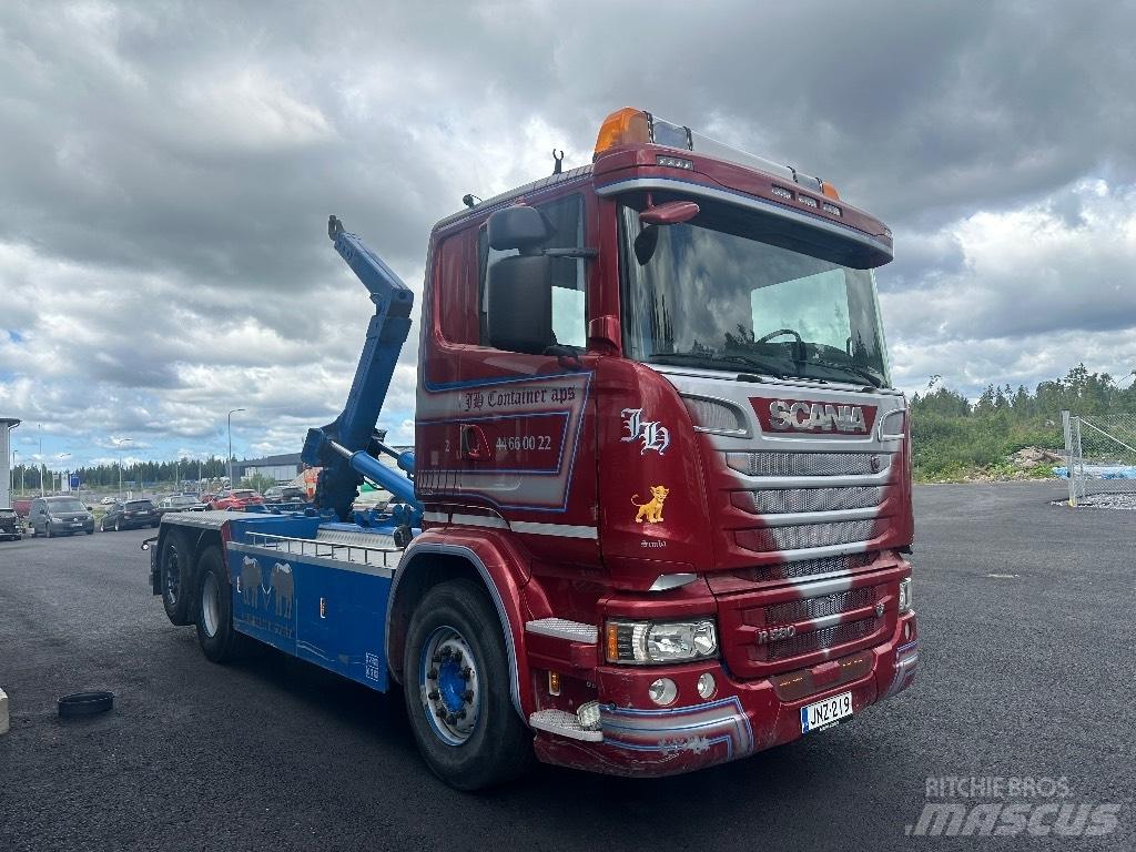 Scania R580 6x2*4 Hook lift trucks