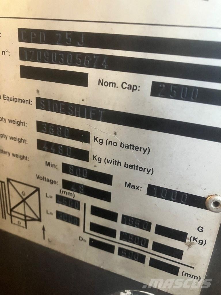 EP heftruck CPD25 Electric forklift trucks