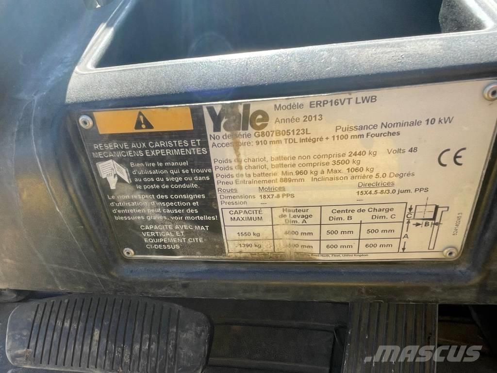 Yale ERP 16 VT Electric forklift trucks