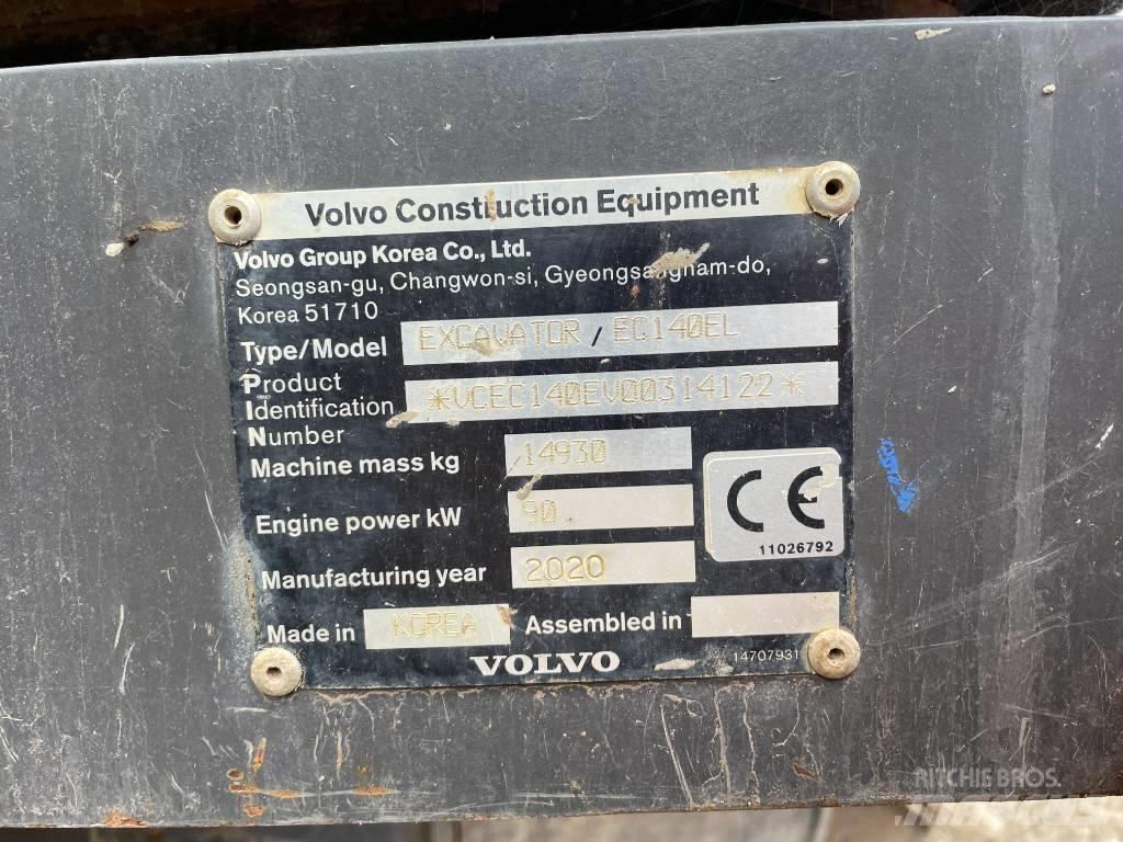 Volvo EC 140 EL Crawler excavators