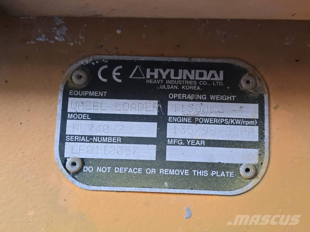 Hyundai 740-7 Wheel loaders