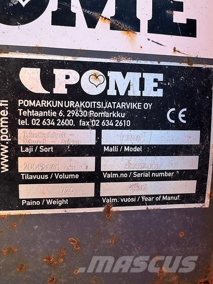 Pome 280 Trima Snow blades and plows