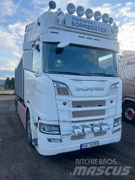 Scania R650B6X2NB Cable lift demountable trucks