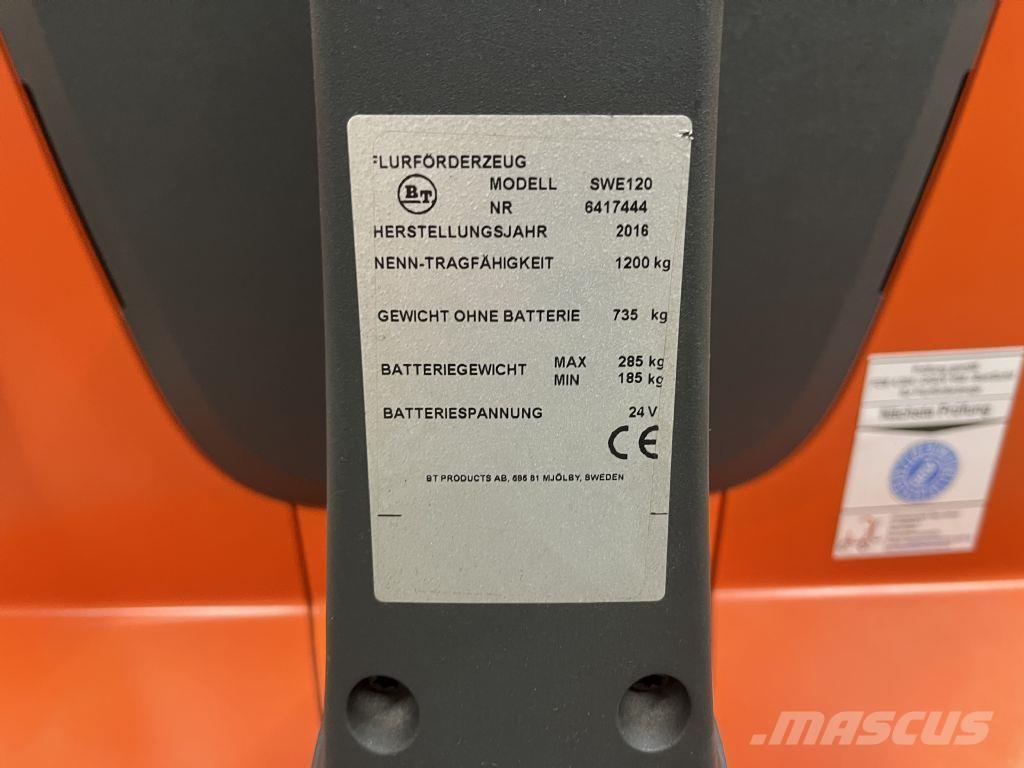 BT SWE 120 Pedestrian stacker