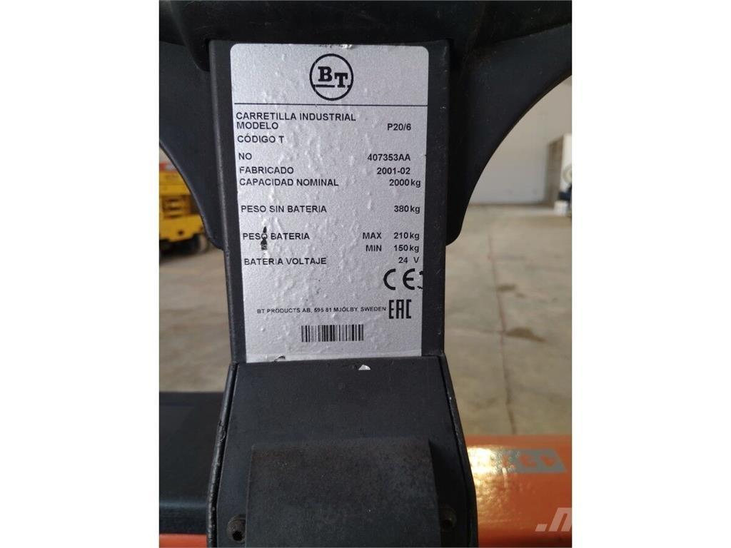 BT P20 Low lifter