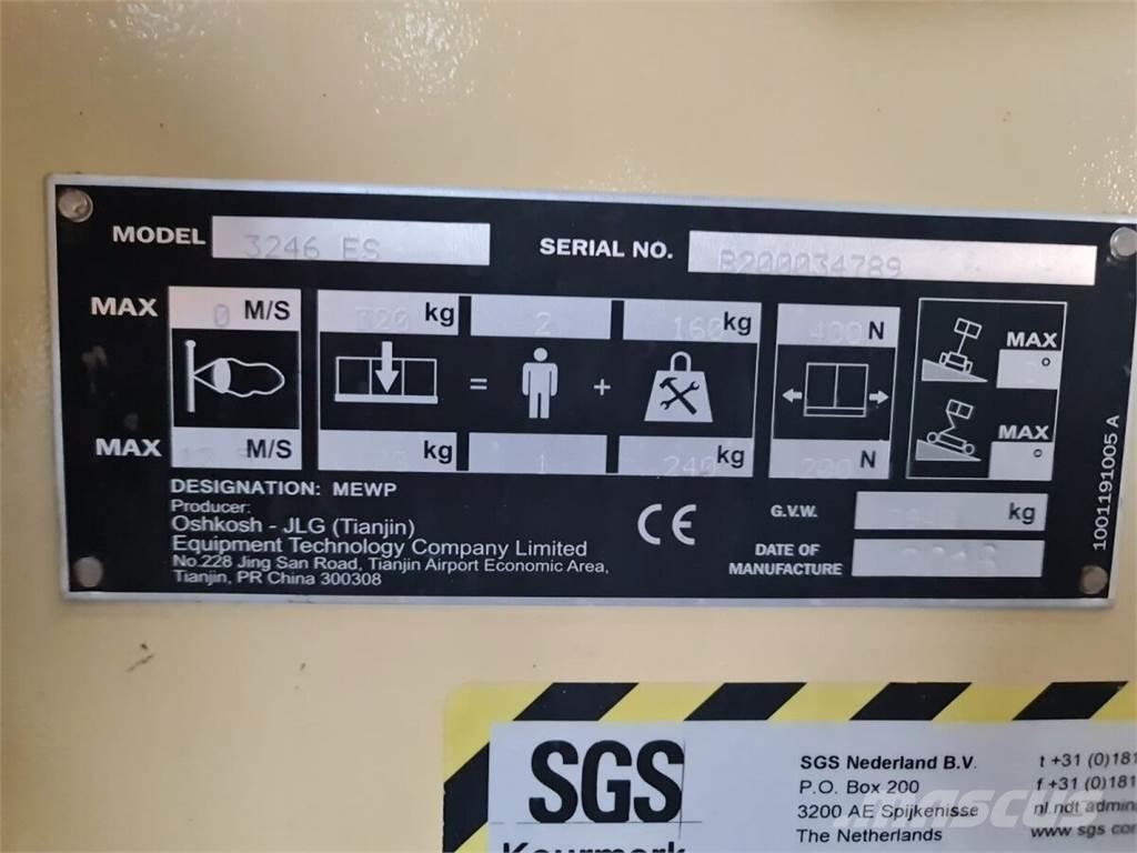 JLG 3246ES Scissor lifts