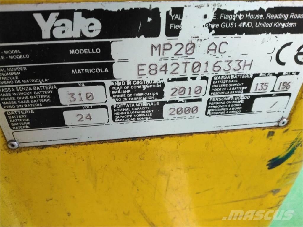Yale MP20 Low lifter