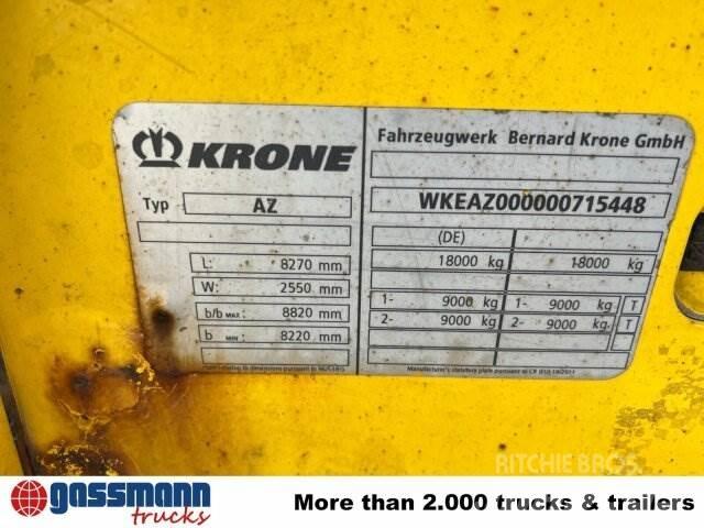 Krone AZP 18 Curtainsider trailers