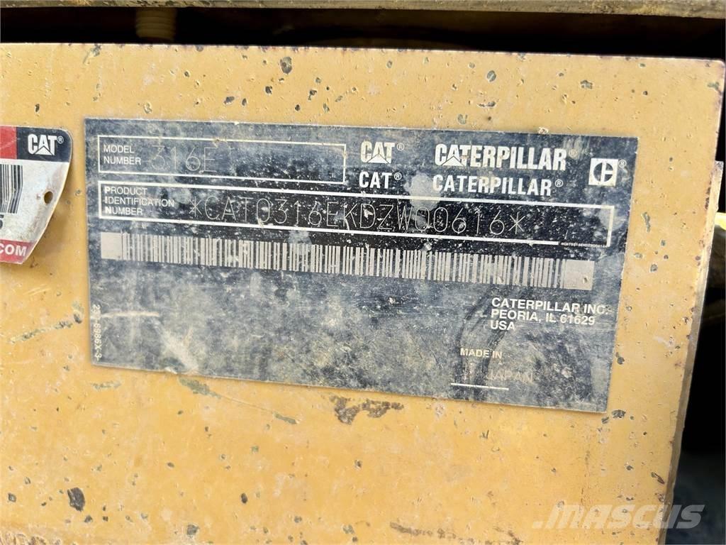 CAT 316EL Crawler excavators