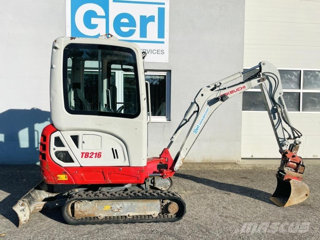 Takeuchi TB216 Mini excavators < 7t (Mini diggers)