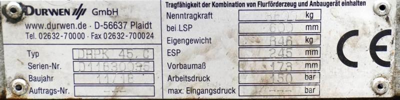 Durwen DRPK45C Material Handling - Others