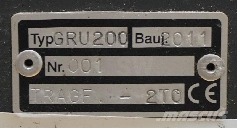 Gruma GRU 200 Other attachments and components