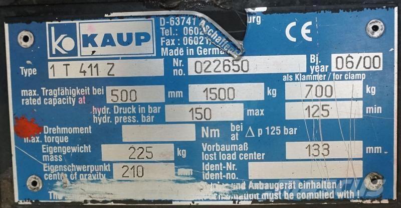 Kaup 1T411Z Other attachments and components