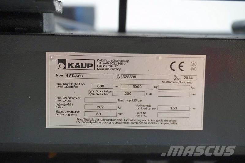 Kaup 4,8T 466B Other attachments and components