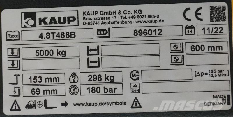 Kaup 4,8T466B Other attachments and components