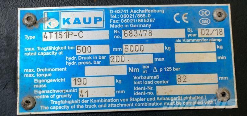 Kaup 4T151P-C Other attachments and components