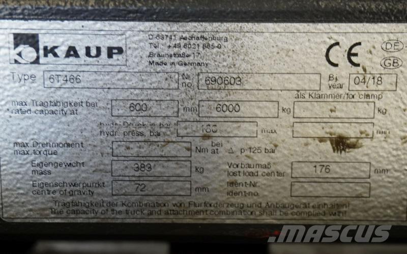 Kaup 6T466 Other attachments and components