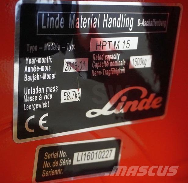 Linde HPT M 15 Hand pallet truck