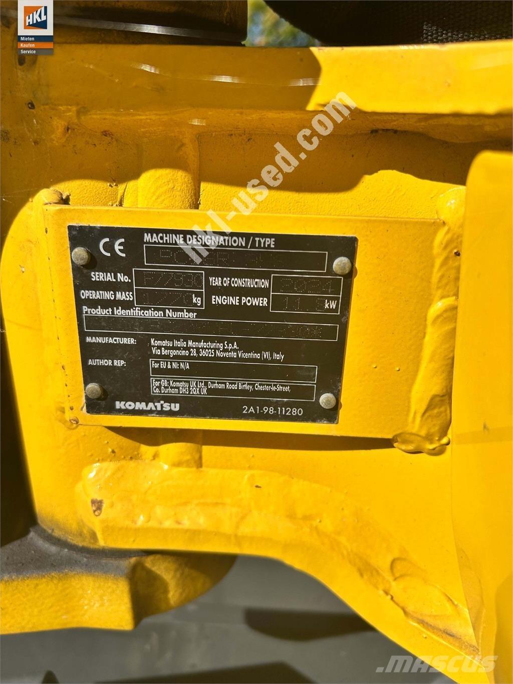 Komatsu PC 16 R-3HS Mini excavators < 7t (Mini diggers)