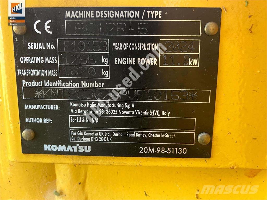 Komatsu PC 17 R-5 Mini excavators < 7t (Mini diggers)