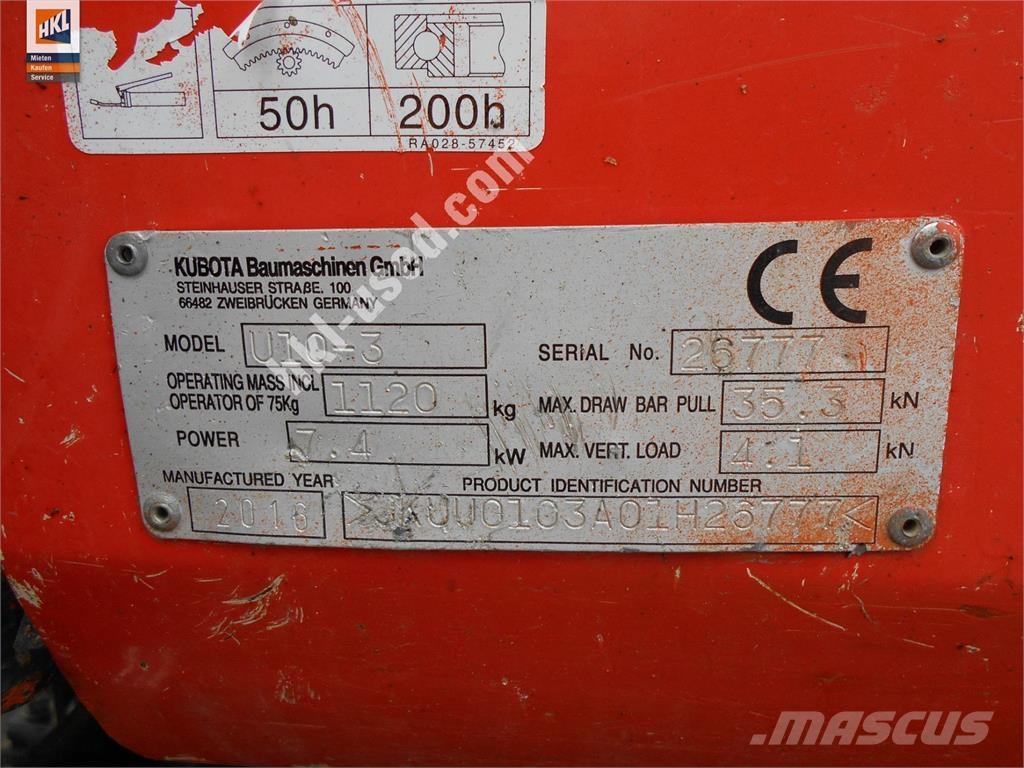 Kubota U 10-3 Mini excavators < 7t (Mini diggers)