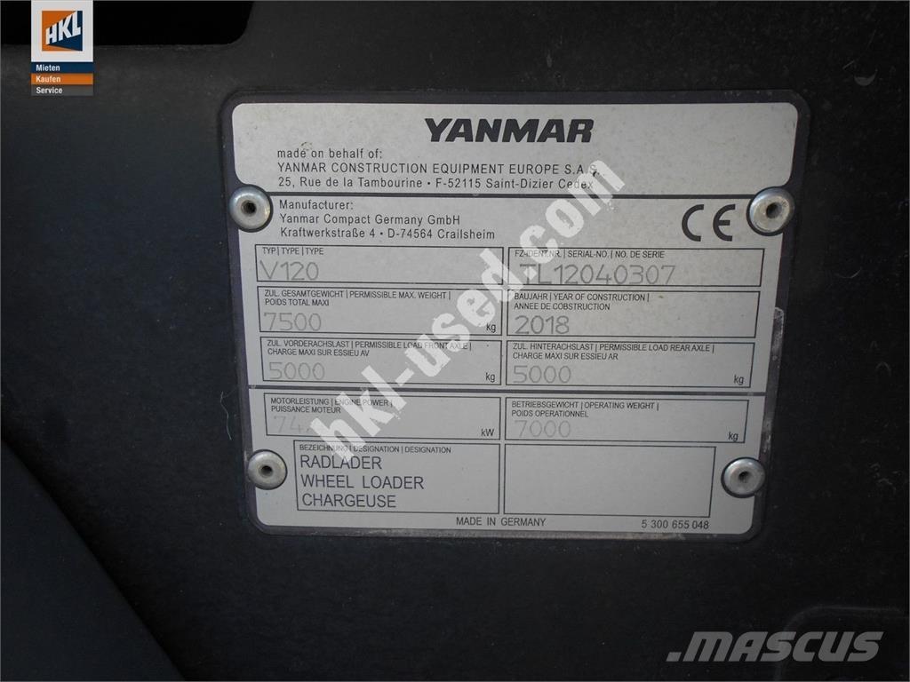 Yanmar V 120 Wheel loaders