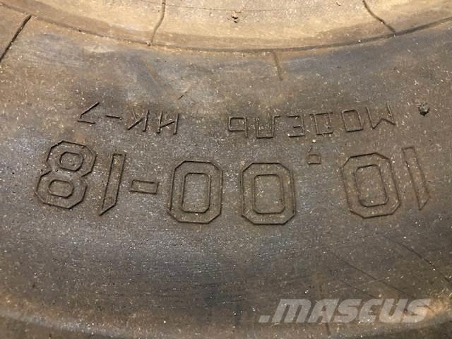  10.00-18 Stomil dæk - 3 stk. Tyres, wheels and rims
