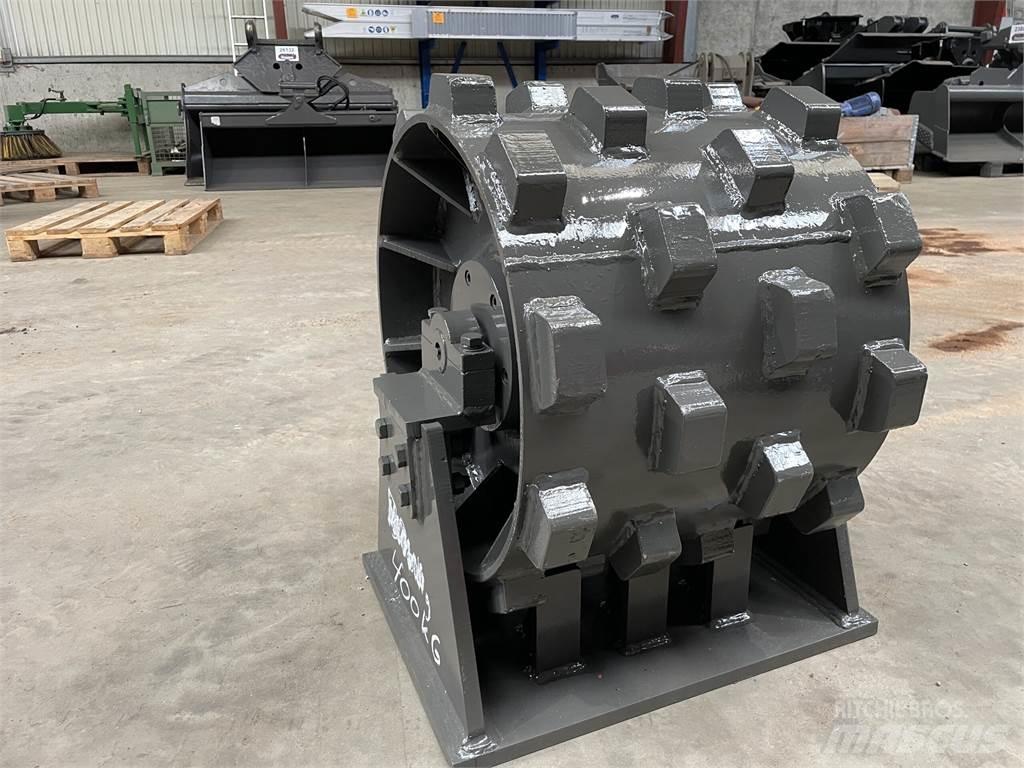  470 mm kompaktorhjul Pneumatic tired rollers