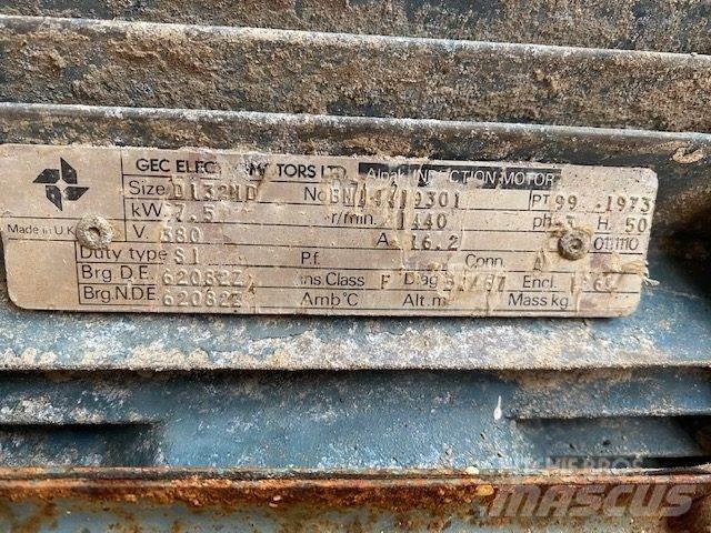  7,5 kW GEC D132ND E-Motor Engines