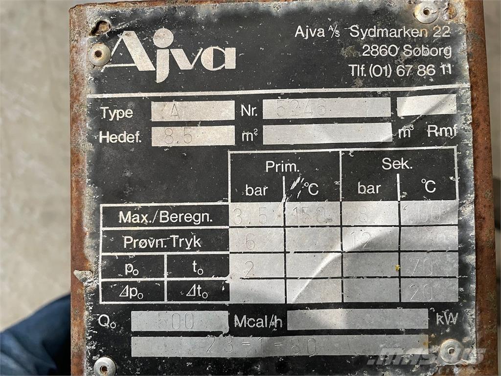  Ajva Type A varmeveksler Marine engine units