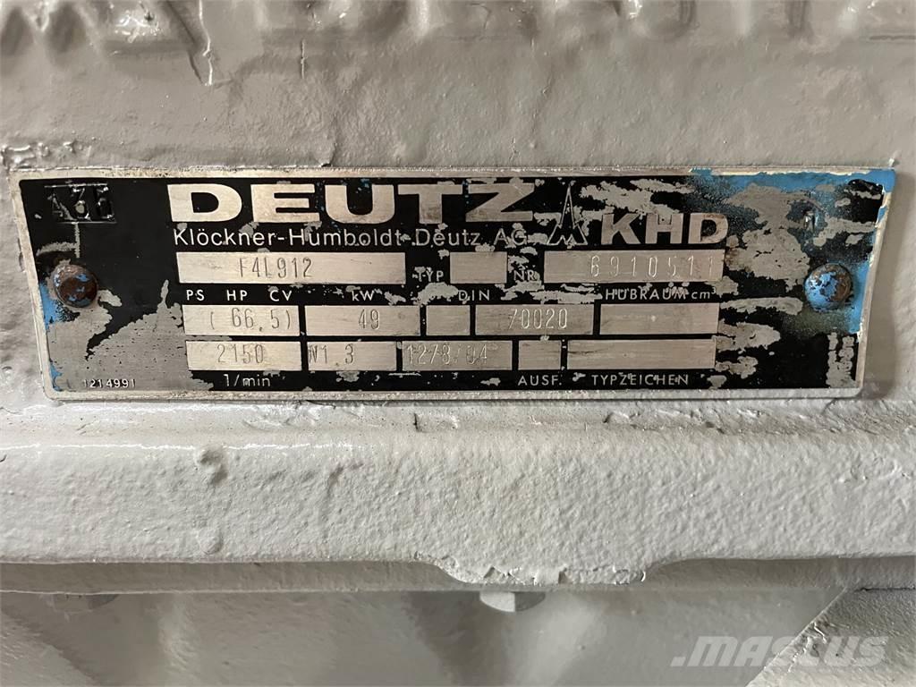 Deutz F4L 912 motor Engines