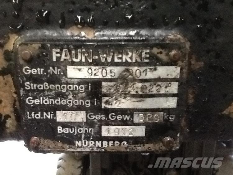 Faun gear til twin motor Transmission