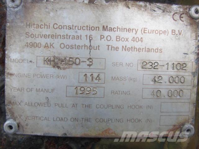 Hitachi KH150-3 til ophug Crawler excavators