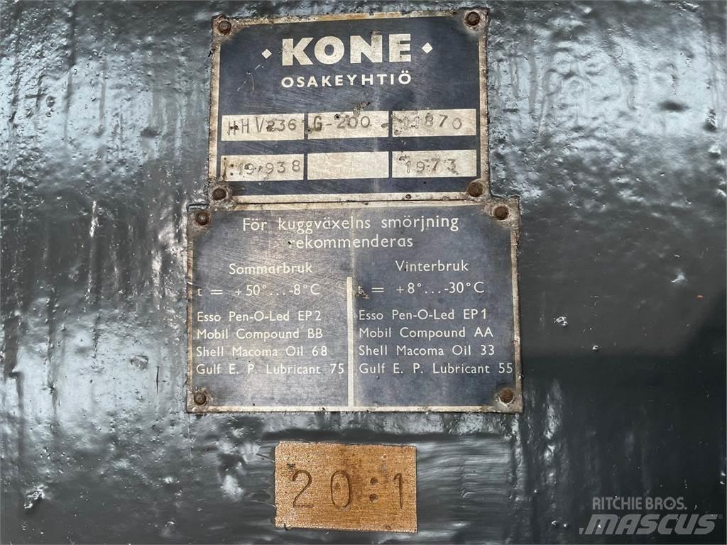 Kone Type HHV236 gear - 20:1 Transmission