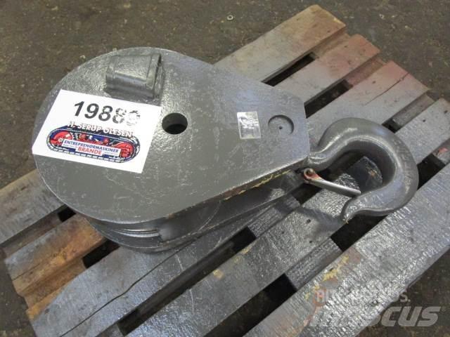  Kranblok ex. Poclain 2309 Crane parts and equipment
