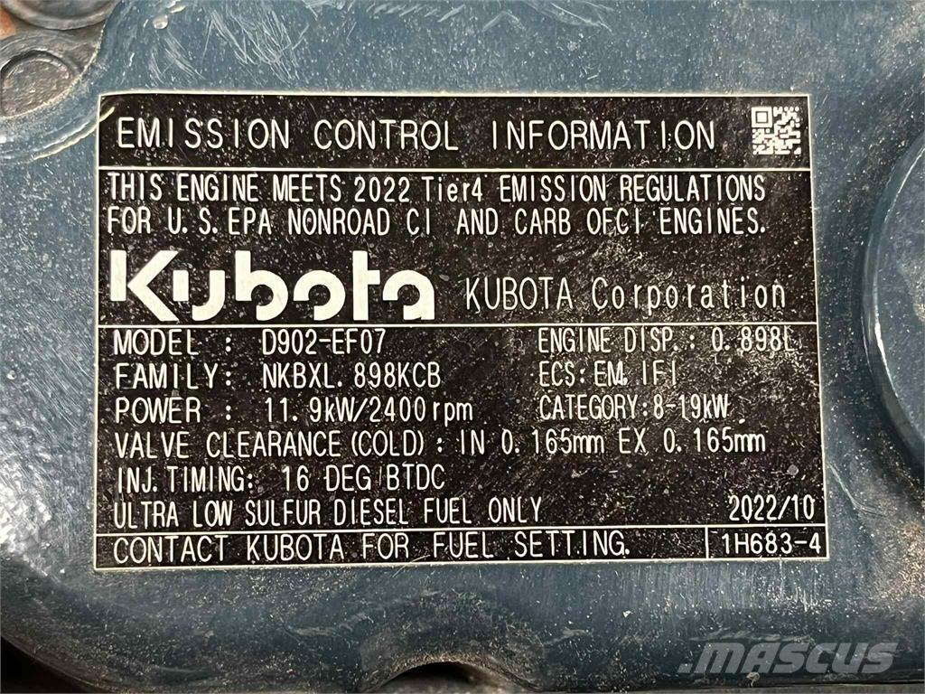 Kubota D902-EF07 motor Engines