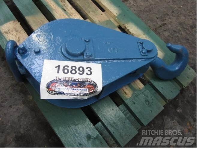  Løftekrog - 3 ton - 1 wirehjul Crane parts and equipment