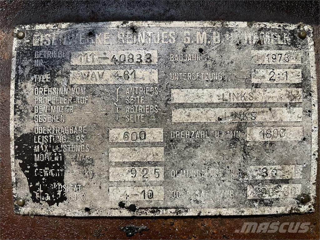 Reintjes WAV 461 Gear Transmission