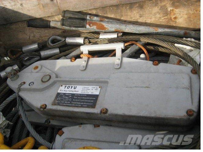  Rope pulling hoist - 3 stk. Winches, hoists and material lifts